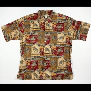 Tori Richard XL Hawaiian Aloha Shirt Sea Turtles